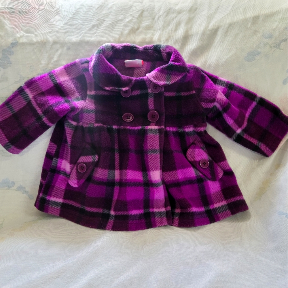 12m Purple Plaid Jacket